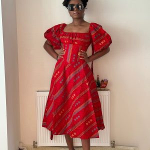 MONIFE midi in Red