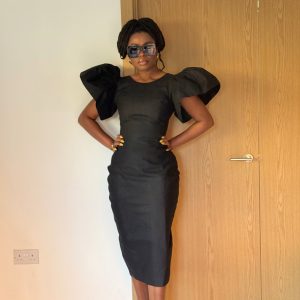 UMU midi dress in Black