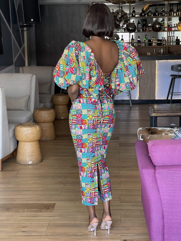 OSUN bustier midi dress - Image 7