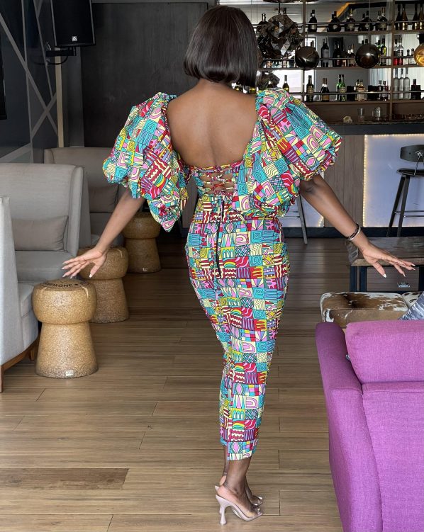 OSUN bustier midi dress - Image 8