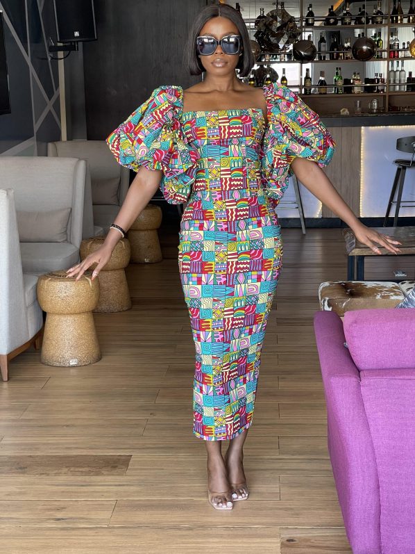 OSUN bustier midi dress - Image 2