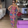 OSUN bustier midi dress-Pink - Image 3