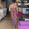 OSUN bustier midi dress-Pink - Image 6