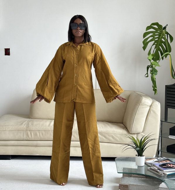 EHIOSU pants set in Gold