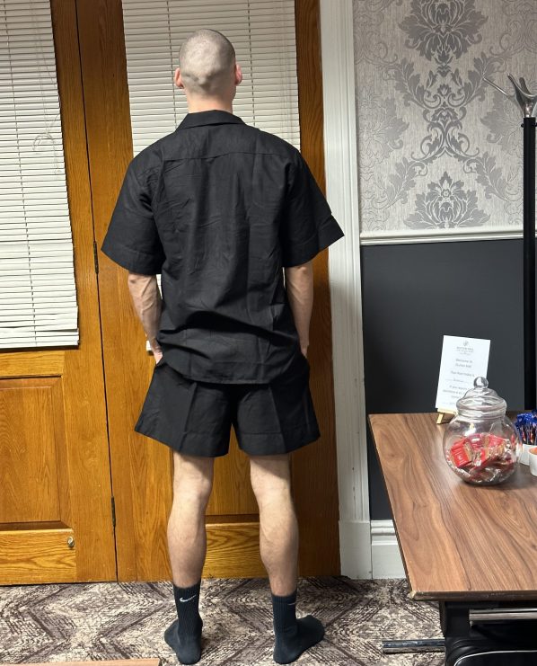 ASORO shorts set in Black - Image 5