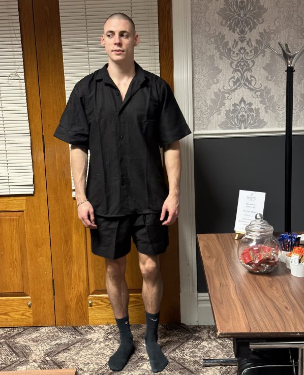 ASORO shorts set in Black - Image 3