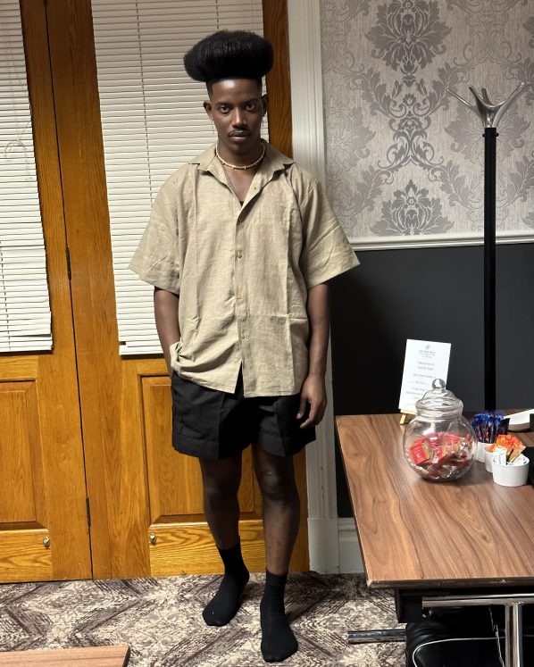 ASORO shorts set in Brown and Black
