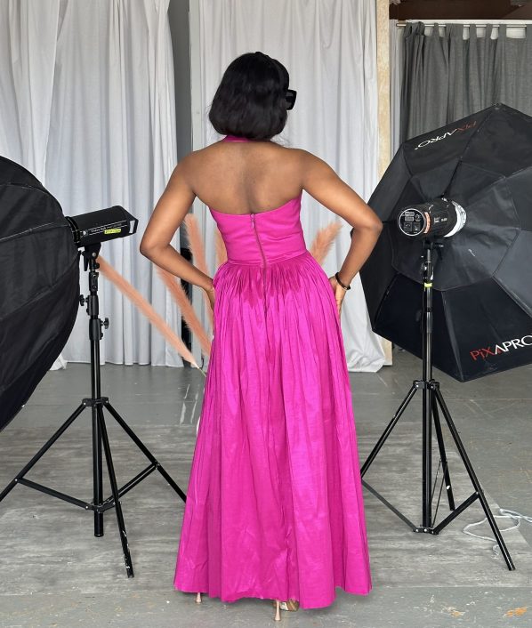 AGHO maxi dress in pink - Image 6