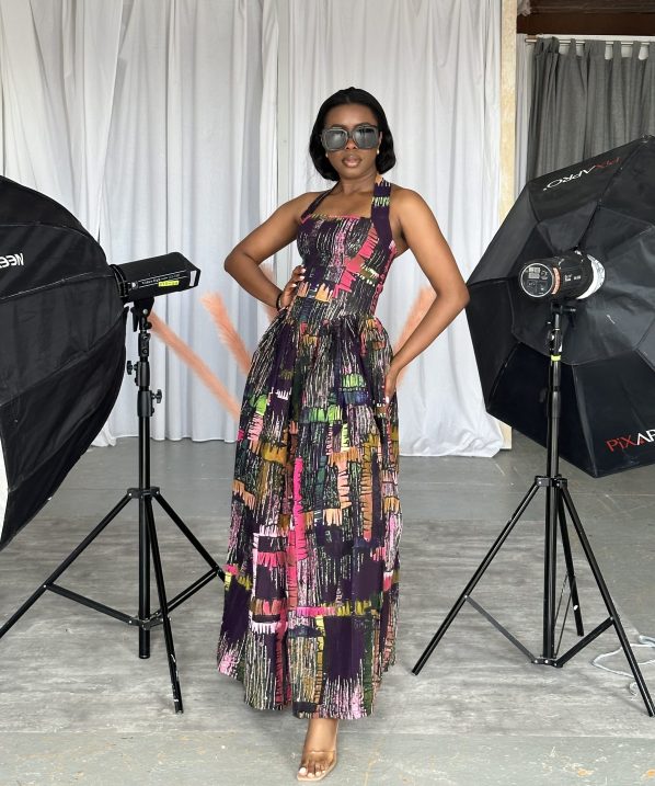 AGHO maxi in Ankara print - Image 3