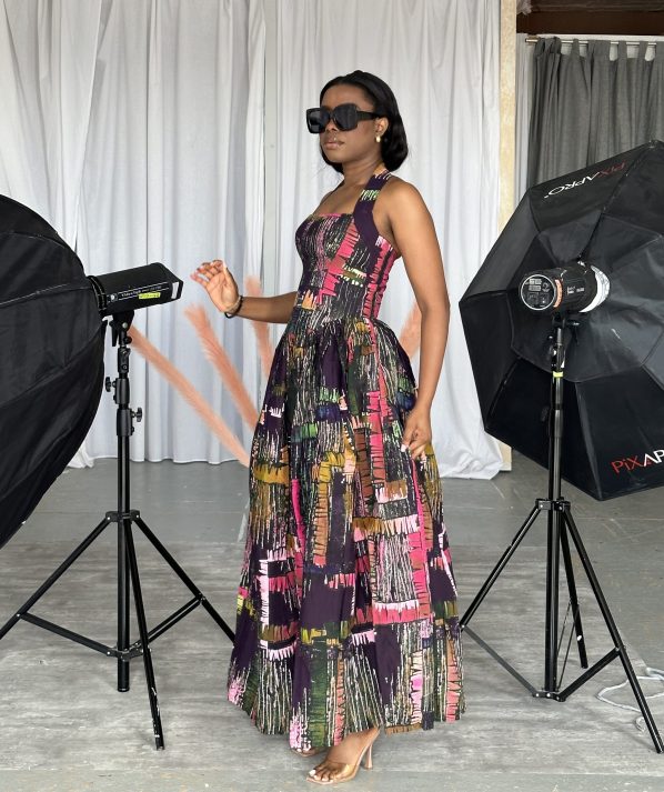 AGHO maxi in Ankara print - Image 5