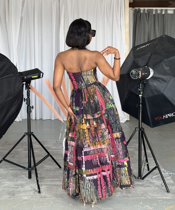 AGHO maxi in Ankara print - Image 6