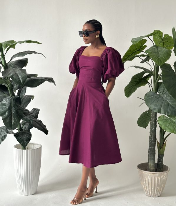 AMANZA midi in Purple - Image 4