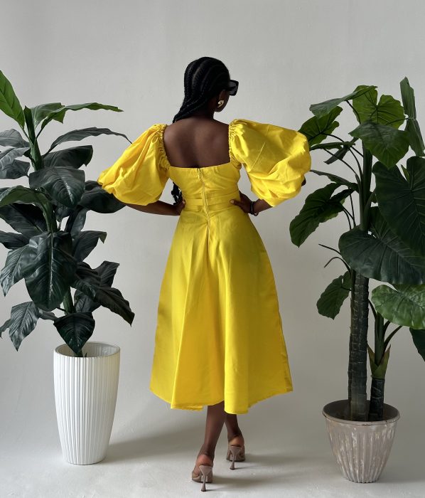 AMANZA midi in Yellow - Image 5