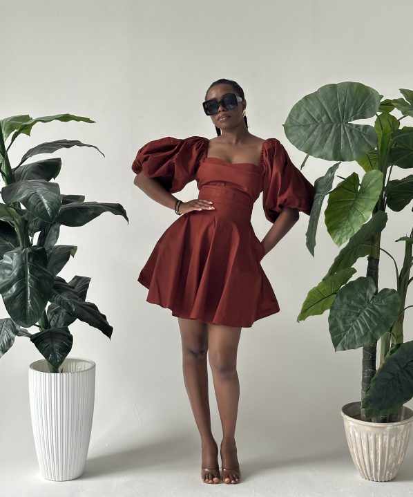 AMANZA mini in Burnt orange - Image 2