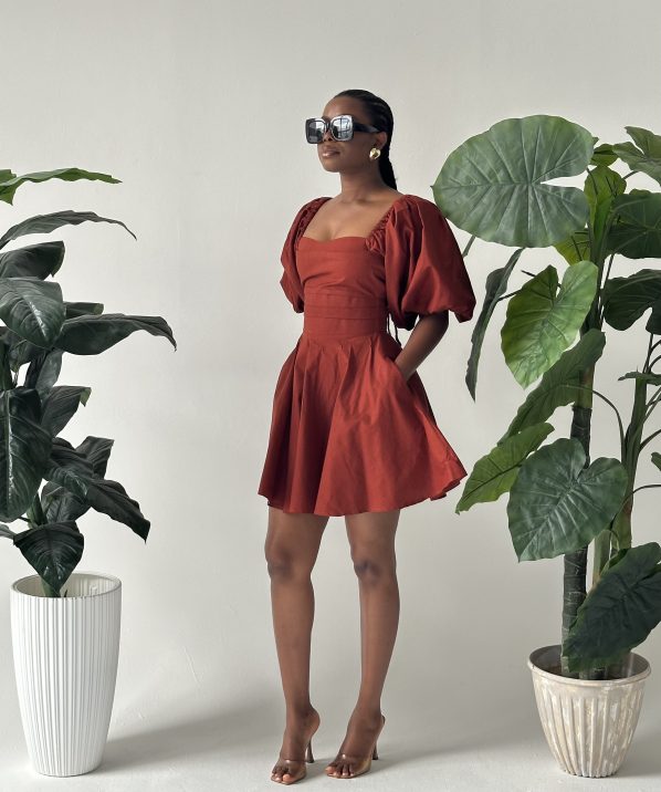 AMANZA mini in Burnt orange - Image 4