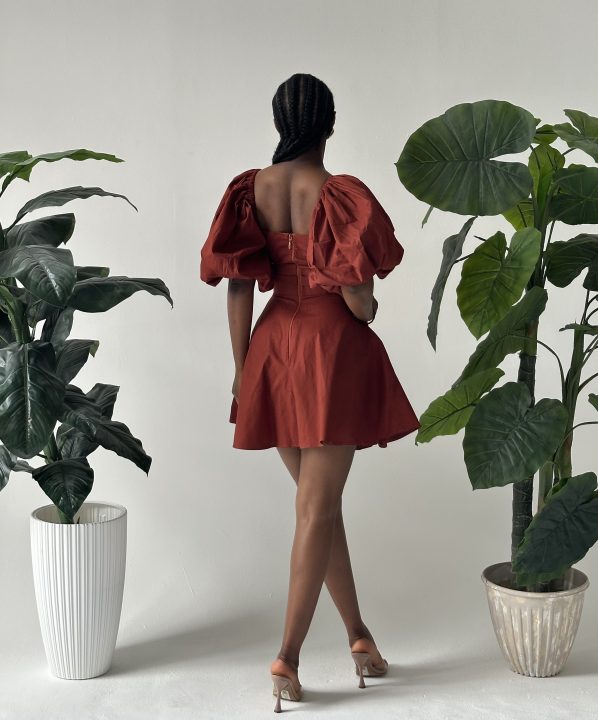 AMANZA mini in Burnt orange - Image 5
