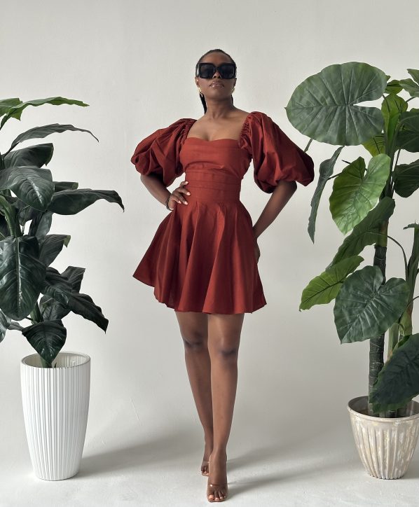 AMANZA mini in Burnt orange
