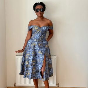IMADE midi dress in Grey