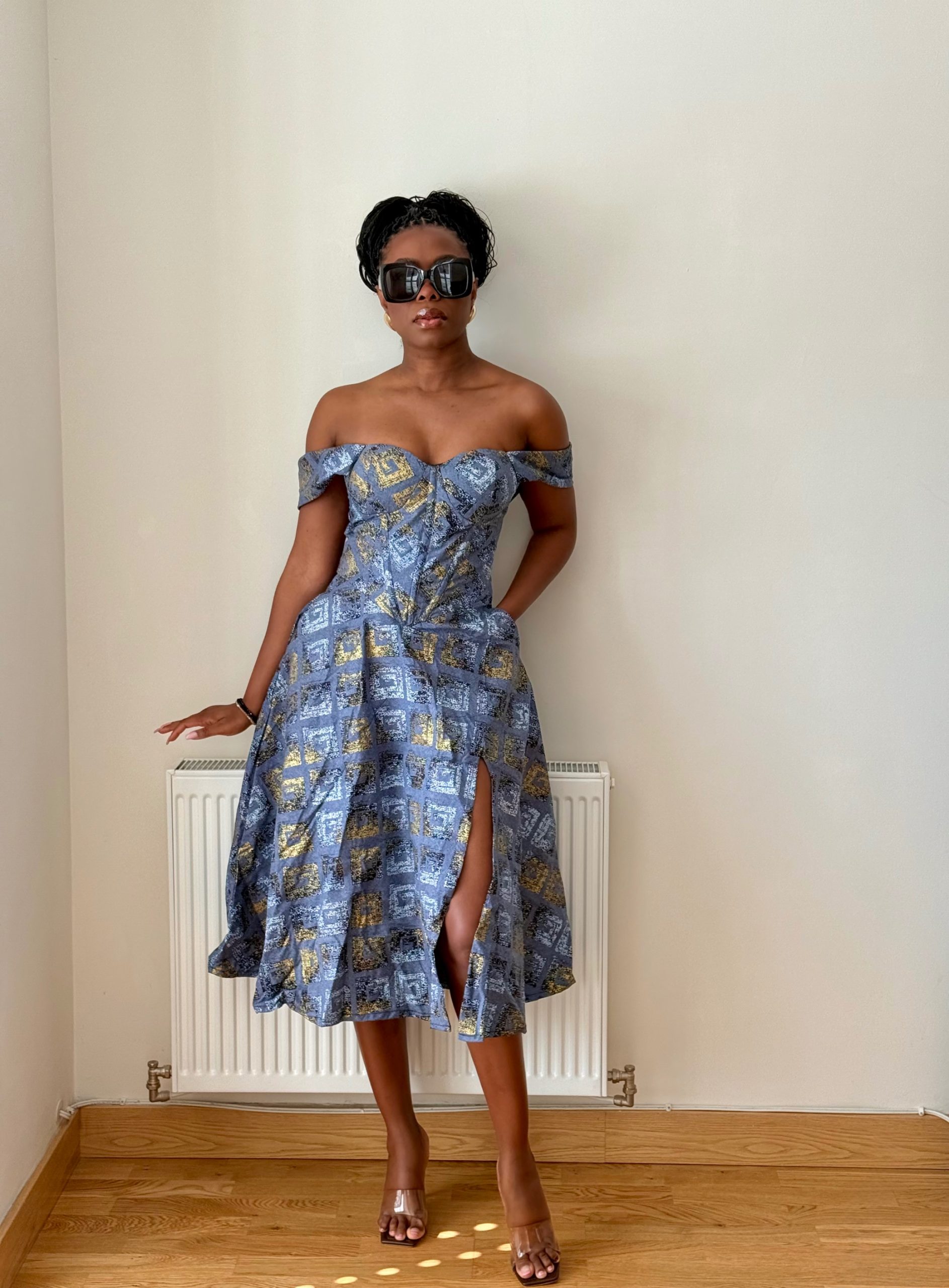 IMADE midi dress in Grey