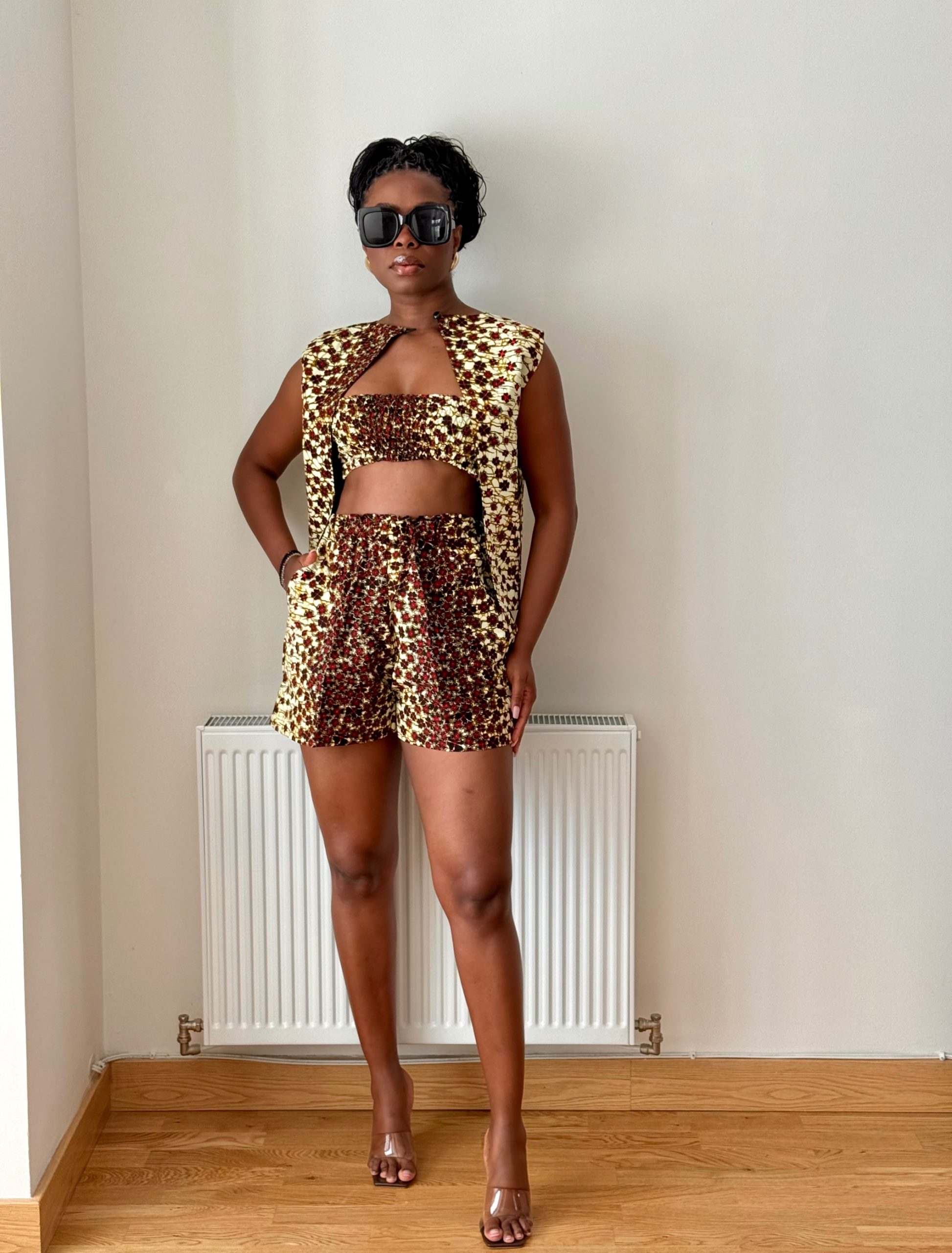 MOARE 3pcs Shorts set