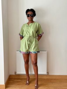 RAFFY Playsuit Lemon