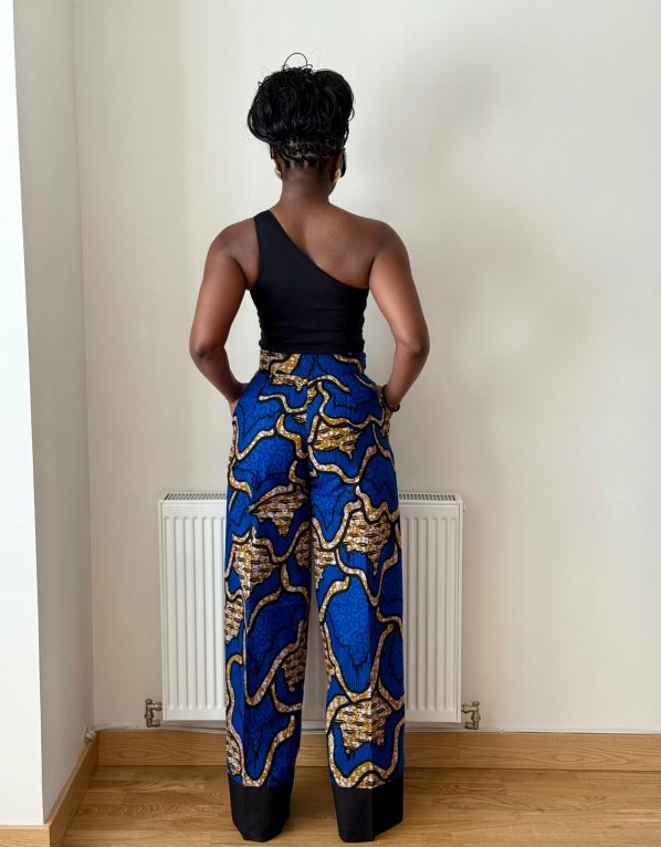 KHENA pants in Blue - Image 4