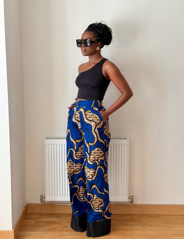 KHENA pants in Blue - Image 3