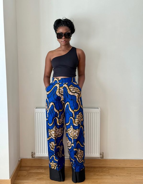 KHENA pants in Blue - Image 2