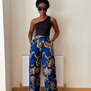 KHENA pants in Blue