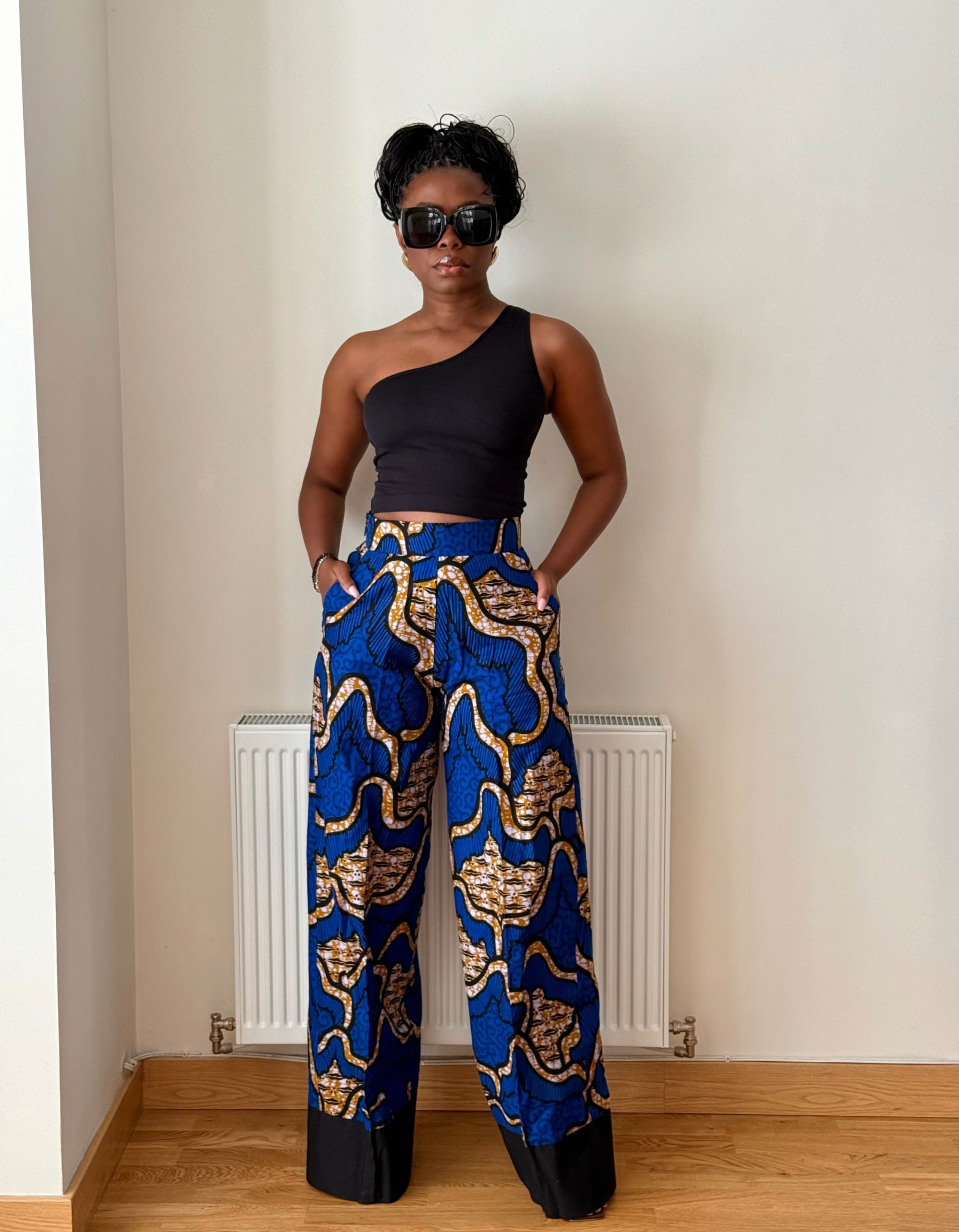 KHENA pants in Blue