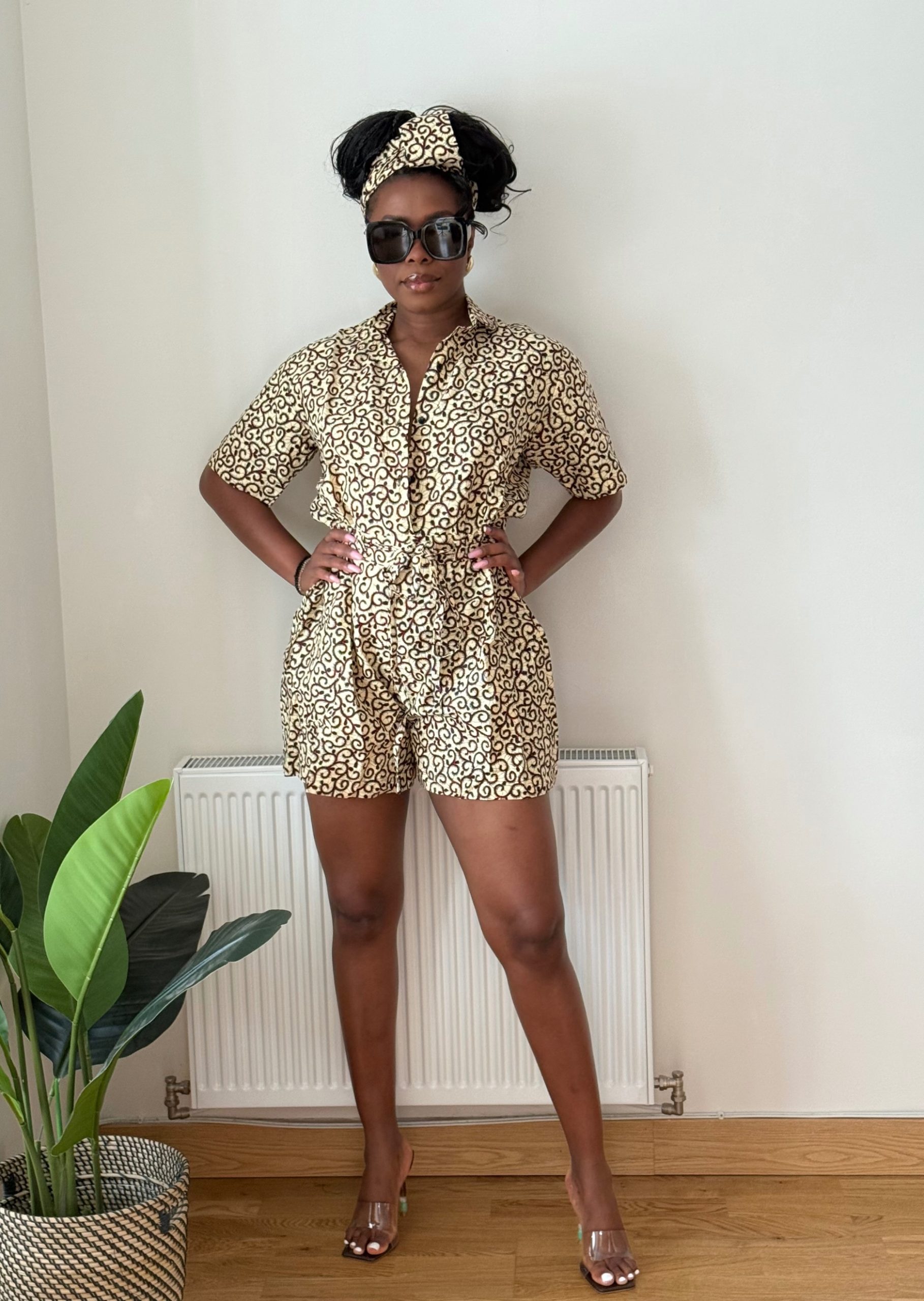 OBEBO Playsuit and scarf