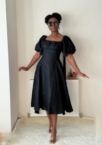 MONIFE midi in Black