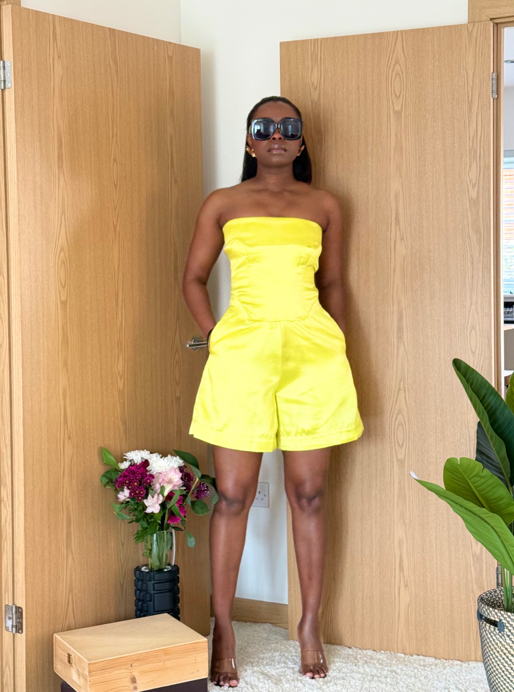 EHENEDEN playsuit in Lemon