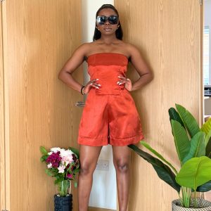 EHENEDEN playsuit in Orange