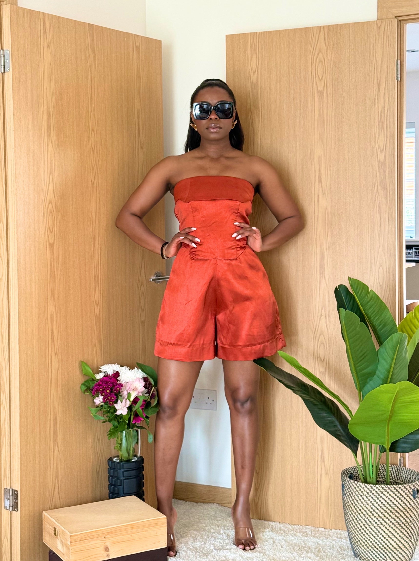 EHENEDEN playsuit in Orange